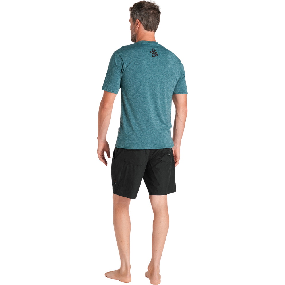 2026 C-Skins Herre- Nuwave -UV-surf-T-shirt Med Korte ærmer C-NLYSURFM - Forest Green